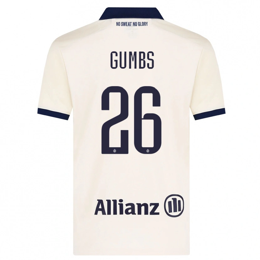 Danxen Dámské Aisse Gumbs #26 Béžová Černá Daleko Hráčské Dresy 2026/27 Dres