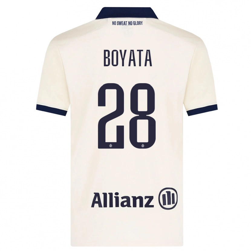 Danxen Dámské Dedryck Boyata #28 Béžová Černá Daleko Hráčské Dresy 2026/27 Dres