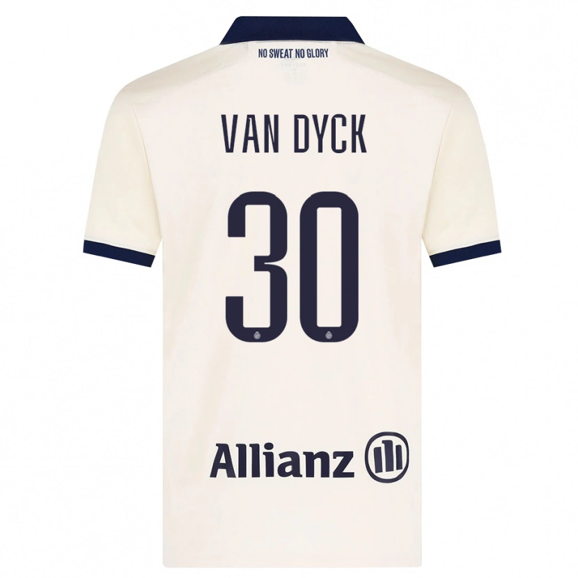 Danxen Dámské Nell Van Dyck #30 Béžová Černá Daleko Hráčské Dresy 2026/27 Dres