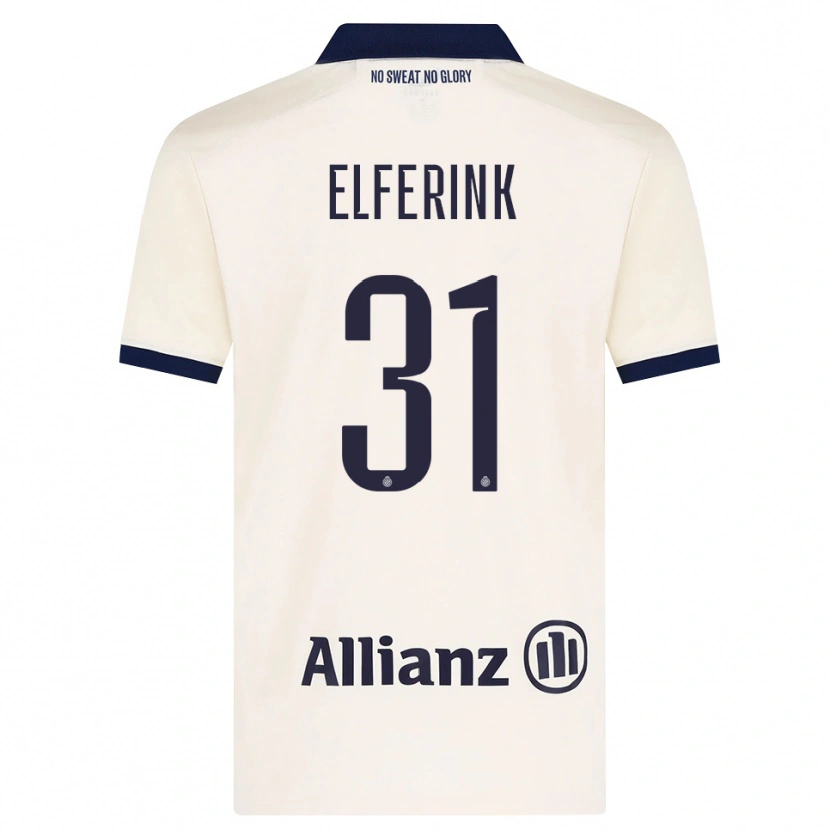 Danxen Dámské Marie Elferink #31 Béžová Černá Daleko Hráčské Dresy 2026/27 Dres