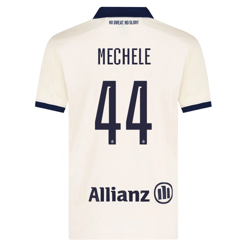Danxen Dámské Brandon Mechele #44 Béžová Černá Daleko Hráčské Dresy 2026/27 Dres