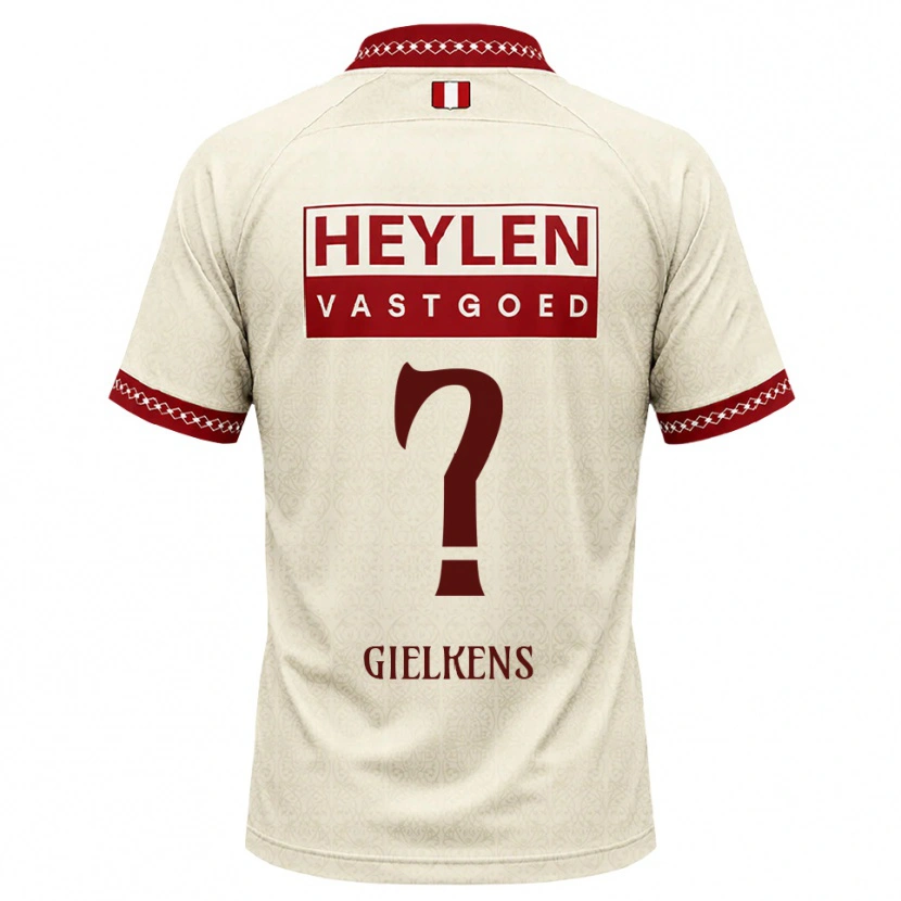 Danxen Dámské Mathijs Gielkens #0 Béžová Červená Daleko Hráčské Dresy 2026/27 Dres
