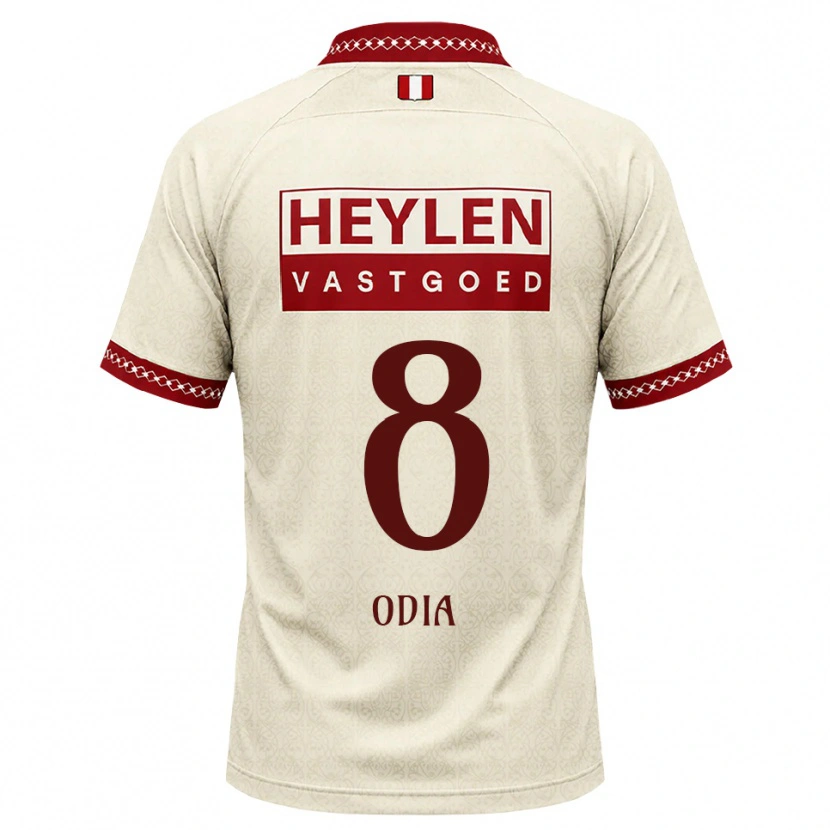 Danxen Dámské Dre Odia #8 Béžová Červená Daleko Hráčské Dresy 2026/27 Dres