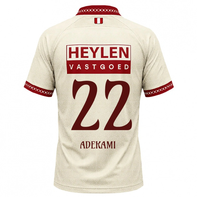 Danxen Dámské Farouck Adekami #22 Béžová Červená Daleko Hráčské Dresy 2026/27 Dres