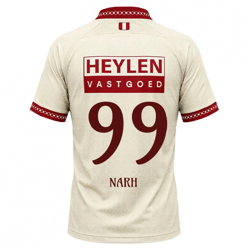 Danxen Dámské Luis Narh #99 Béžová Červená Daleko Hráčské Dresy 2026/27 Dres
