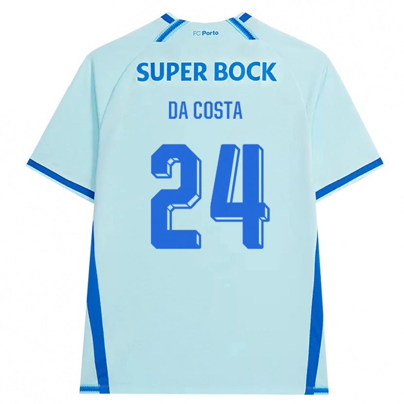 Danxen Dámské Seif Da Costa #24 Světle Tyrkysová Modrá Třetí Hráčské Dresy 2026/27 Dres
