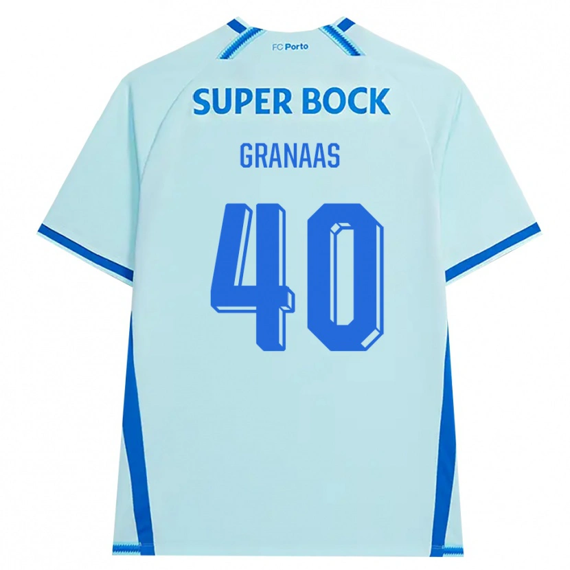 Danxen Dámské Eirik Granaas #40 Světle Tyrkysová Modrá Třetí Hráčské Dresy 2026/27 Dres
