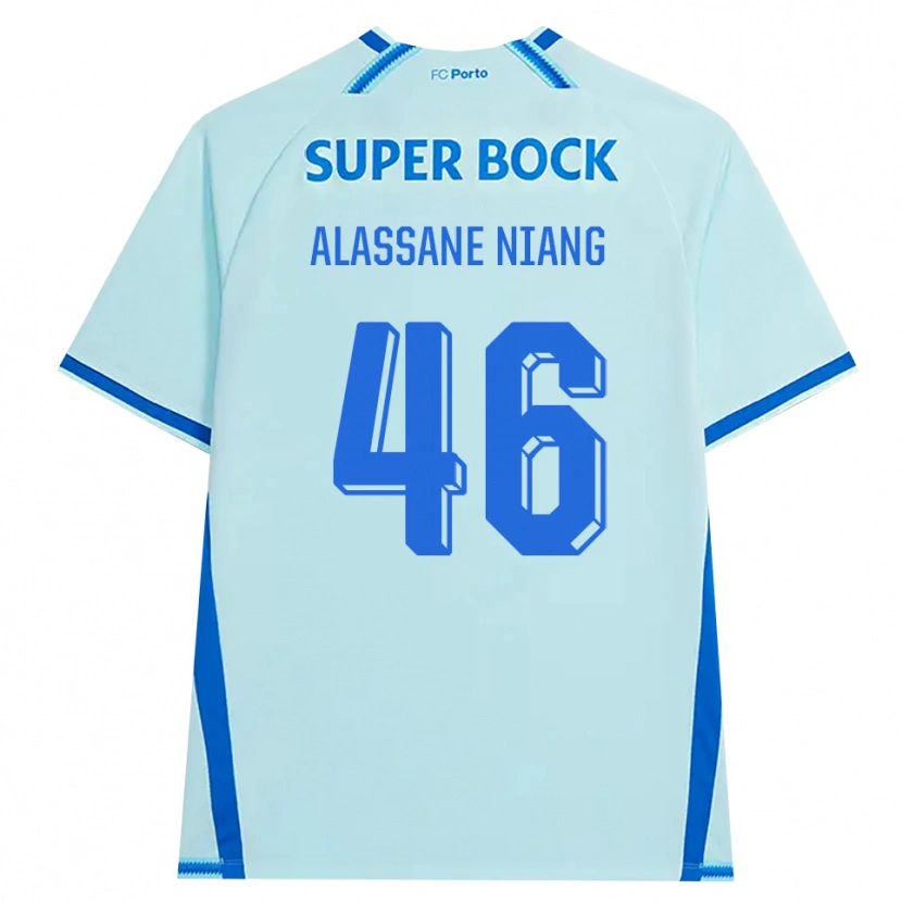 Danxen Dámské Mame Alassane Niang #46 Světle Tyrkysová Modrá Třetí Hráčské Dresy 2026/27 Dres