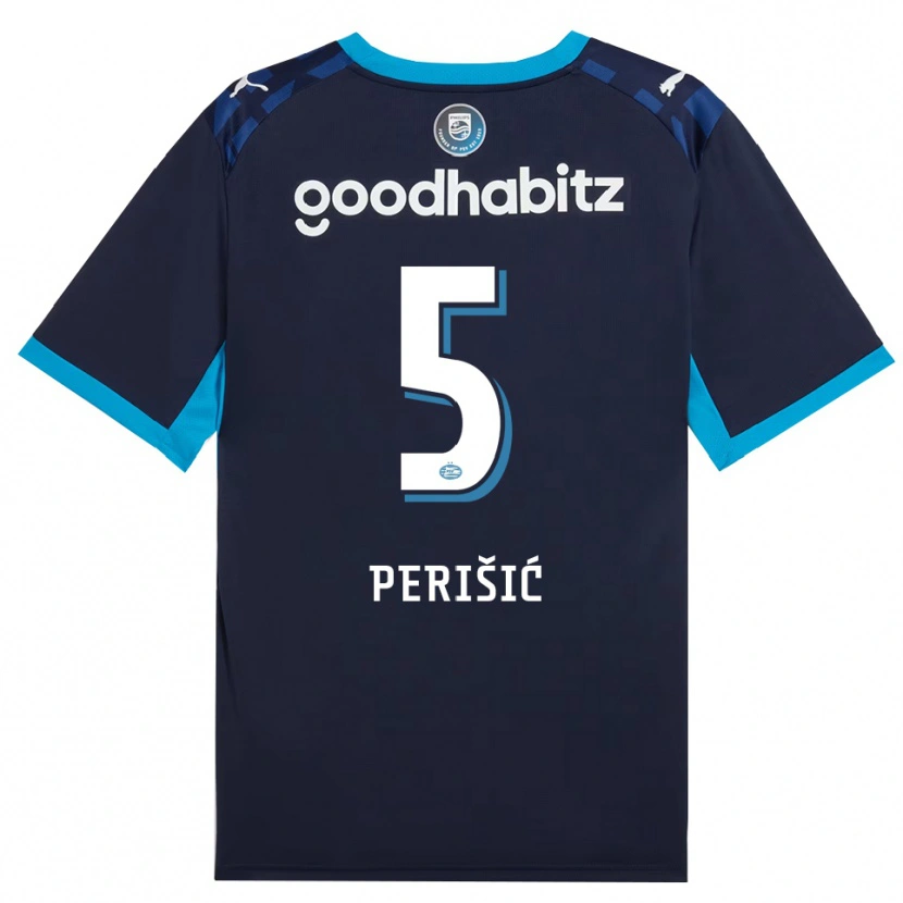 Danxen Dámské Ivan Perišić #5 Modrá Chodníčková Královská Modř Třetí Hráčské Dresy 2026/27 Dres
