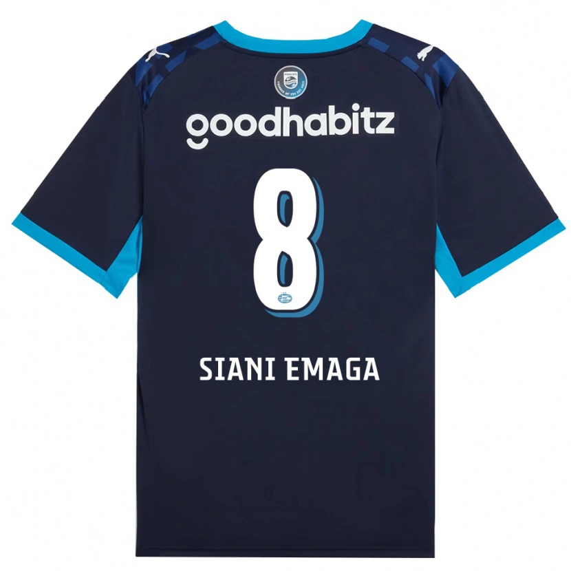 Danxen Dámské Ezechiel Siani Emaga #8 Modrá Chodníčková Královská Modř Třetí Hráčské Dresy 2026/27 Dres