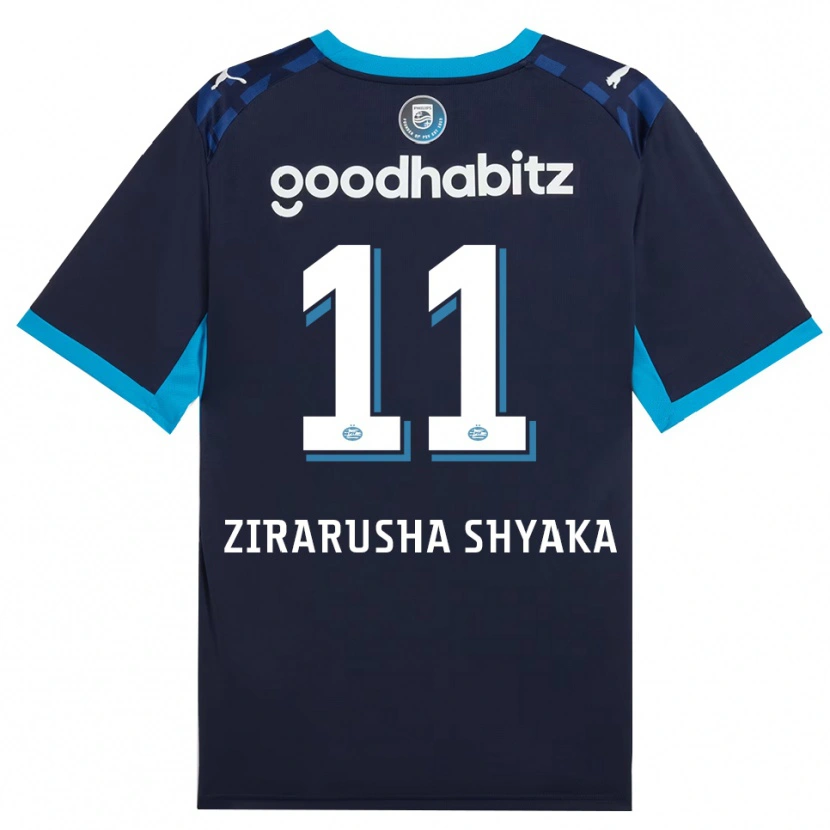 Danxen Dámské David Zirarusha Shyaka #11 Modrá Chodníčková Královská Modř Třetí Hráčské Dresy 2026/27 Dres