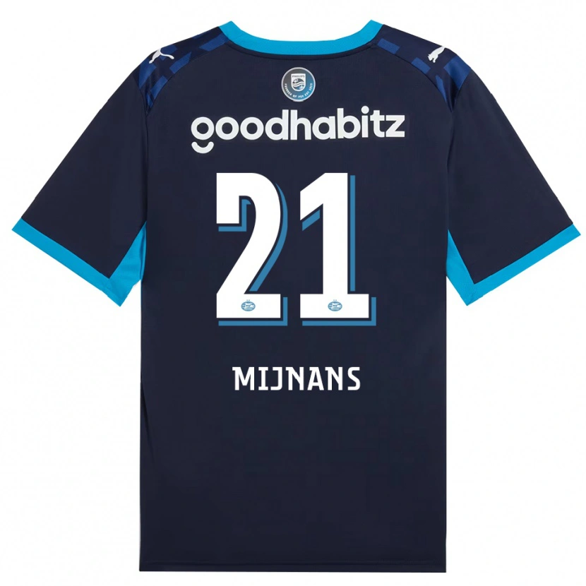 Danxen Dámské Sven Mijnans #21 Modrá Chodníčková Královská Modř Třetí Hráčské Dresy 2026/27 Dres