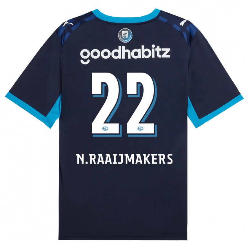 Danxen Dámské Niels Raaijmakers #22 Modrá Chodníčková Královská Modř Třetí Hráčské Dresy 2026/27 Dres