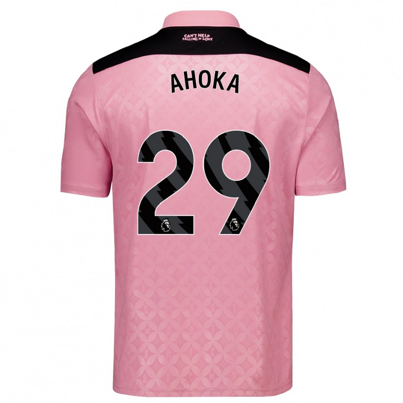 Danxen Dětské Jules Ahoka #29 Světle Růžová Černá Daleko Hráčské Dresy 2026/27 Dres