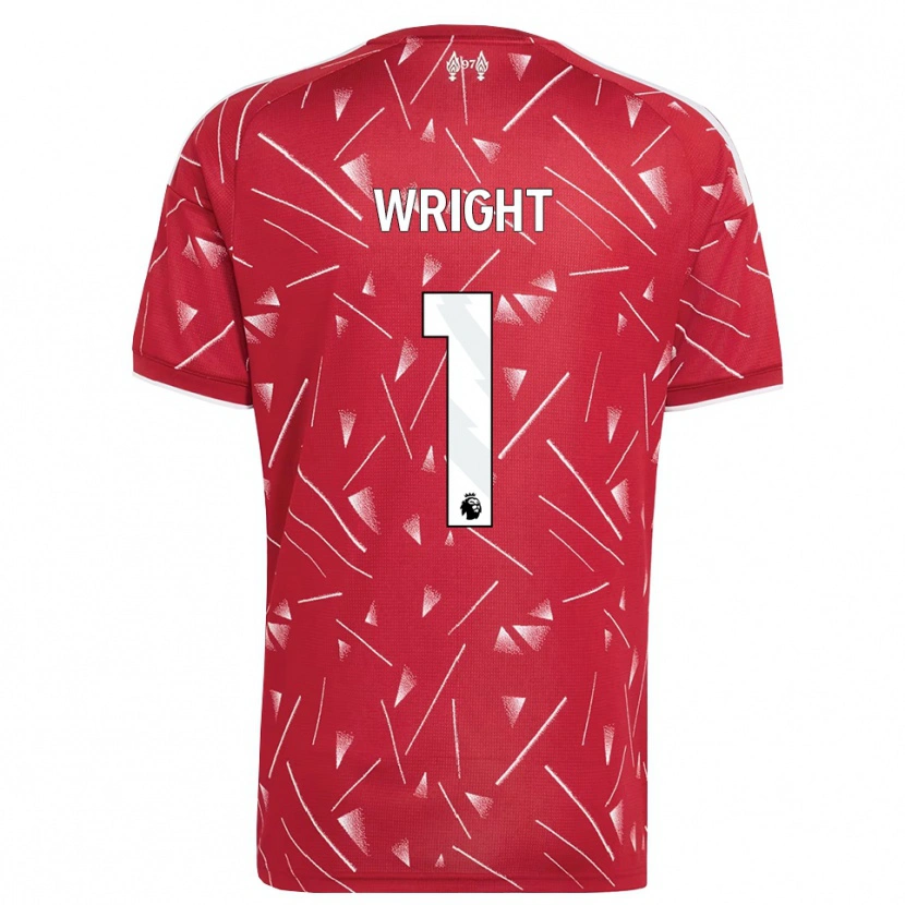 Danxen Dětské Matty Wright #1 Bílá Červená Domů Hráčské Dresy 2026/27 Dres