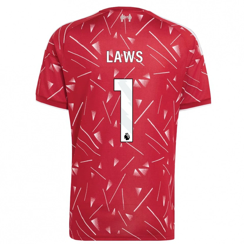 Danxen Dětské Rachael Laws #1 Bílá Červená Domů Hráčské Dresy 2026/27 Dres