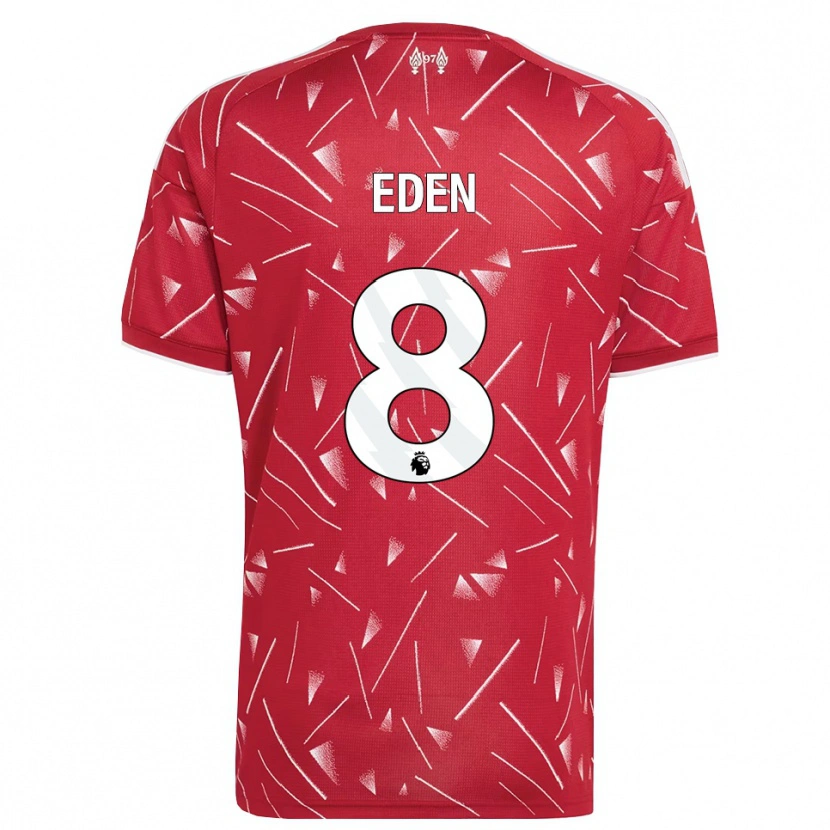 Danxen Dětské Luca Eden #8 Bílá Červená Domů Hráčské Dresy 2026/27 Dres