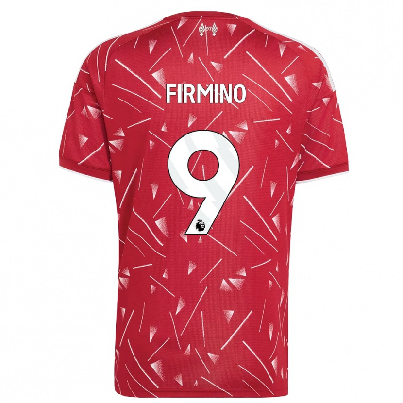 Danxen Dětské Roberto Firmino #9 Bílá Červená Domů Hráčské Dresy 2026/27 Dres