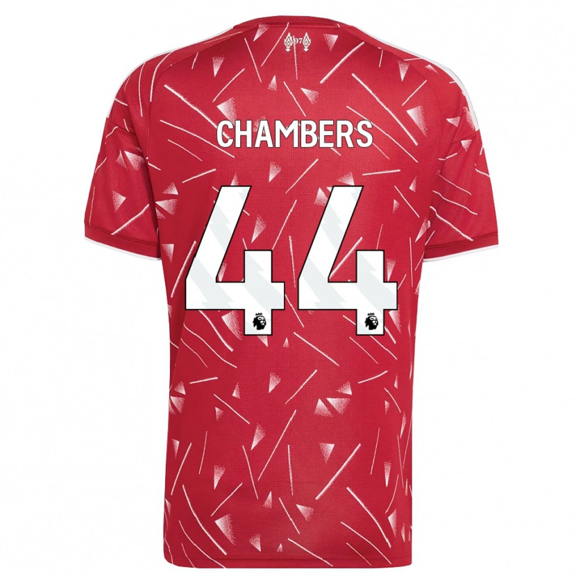 Danxen Dětské Luke Chambers #44 Bílá Červená Domů Hráčské Dresy 2026/27 Dres