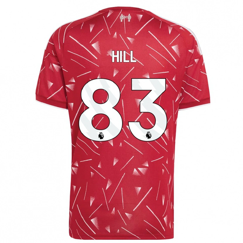Danxen Dětské Thomas Hill #83 Bílá Červená Domů Hráčské Dresy 2026/27 Dres