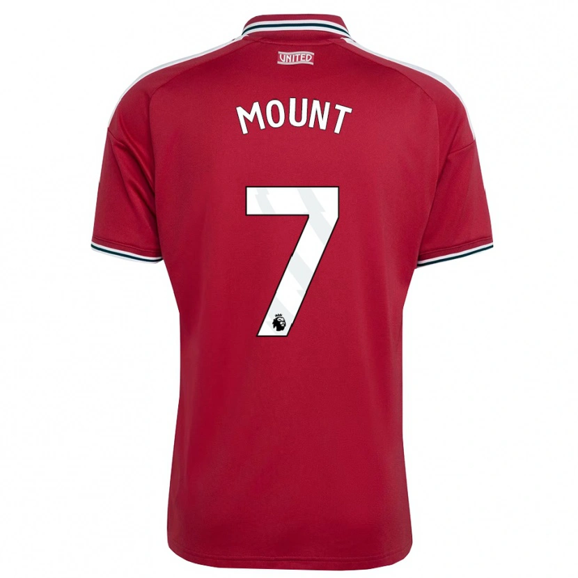 Danxen Dětské Mason Mount #7 Červená Žlutá Bílá Domů Hráčské Dresy 2026/27 Dres