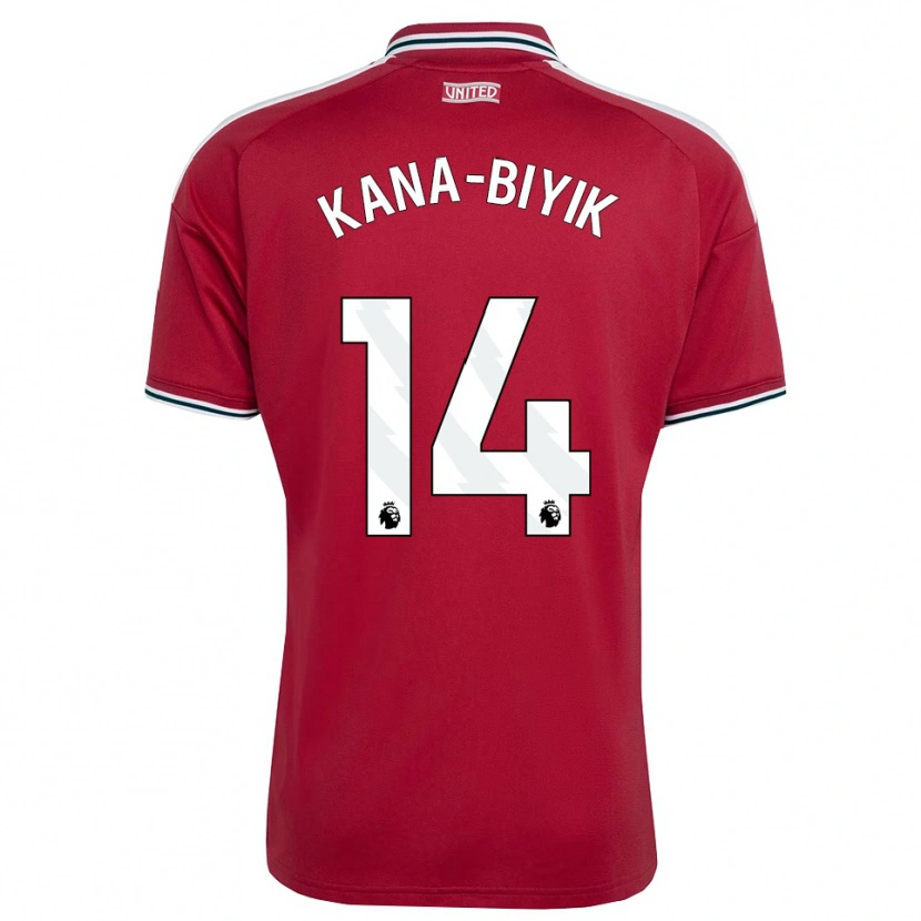 Danxen Dětské Enzo Kana-Biyik #14 Červená Žlutá Bílá Domů Hráčské Dresy 2026/27 Dres