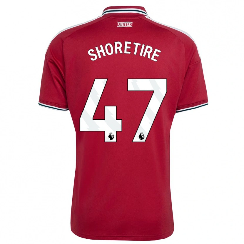 Danxen Dětské Shola Shoretire #47 Červená Žlutá Bílá Domů Hráčské Dresy 2026/27 Dres