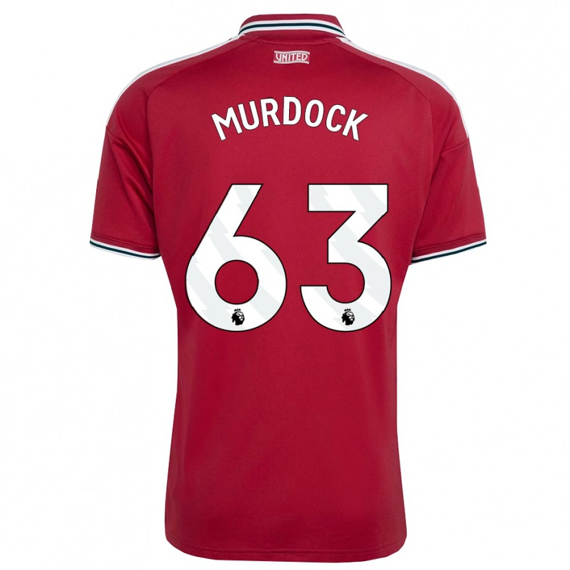 Danxen Dětské Will Murdock #63 Červená Žlutá Bílá Domů Hráčské Dresy 2026/27 Dres
