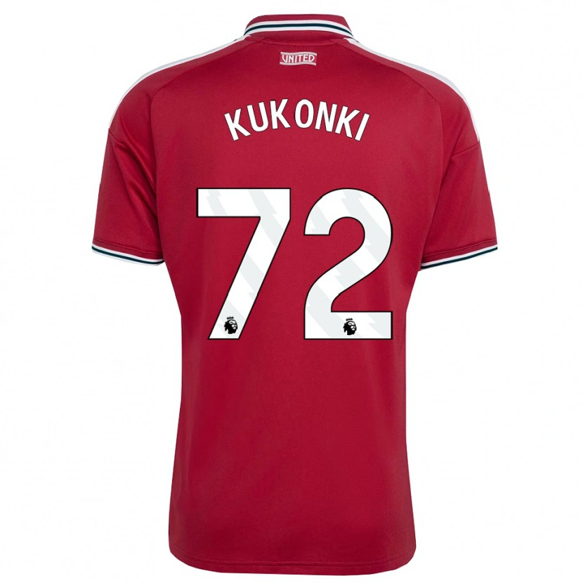 Danxen Dětské Godwill Kukonki #72 Červená Žlutá Bílá Domů Hráčské Dresy 2026/27 Dres