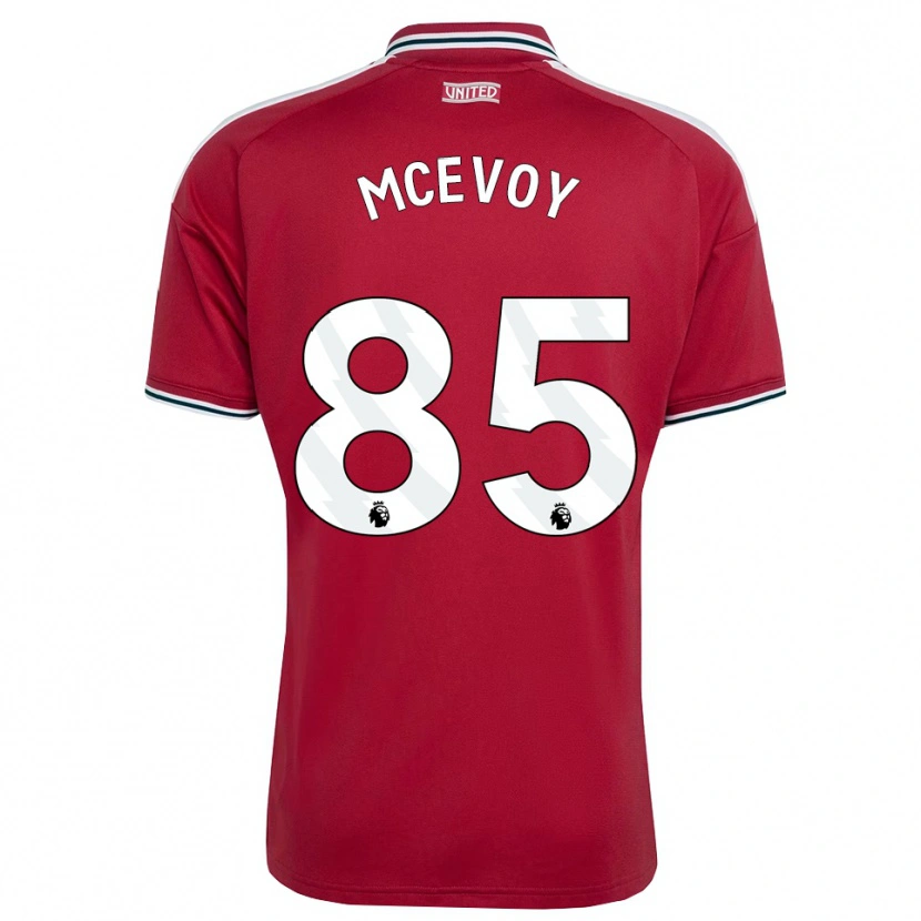 Danxen Dětské Jay Mcevoy #85 Červená Žlutá Bílá Domů Hráčské Dresy 2026/27 Dres
