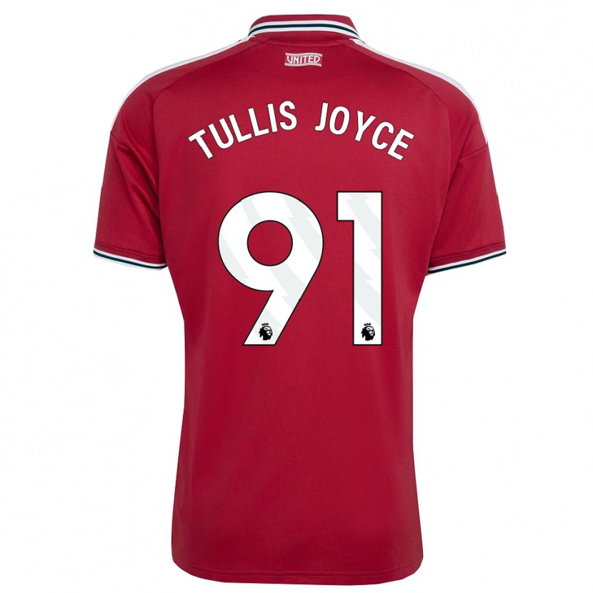 Danxen Dětské Phallon Tullis-Joyce #91 Červená Žlutá Bílá Domů Hráčské Dresy 2026/27 Dres