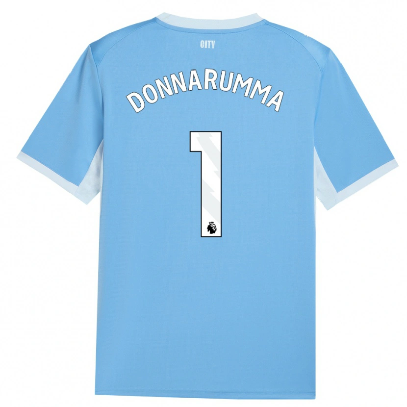 Danxen Dětské Gianluigi Donnarumma #1 Světle Nebesky Modrá Bílá Domů Hráčské Dresy 2026/27 Dres