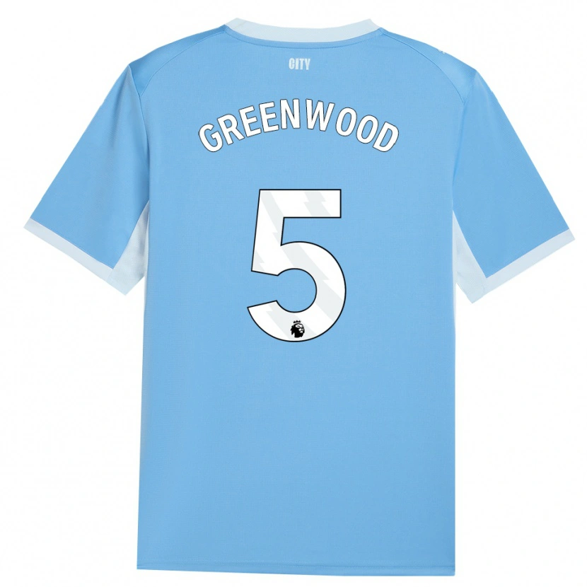 Danxen Dětské Alex Greenwood #5 Světle Nebesky Modrá Bílá Domů Hráčské Dresy 2026/27 Dres