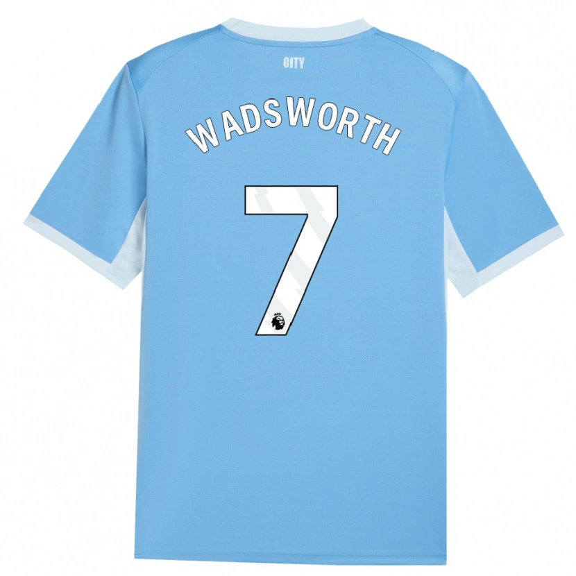 Danxen Dětské Sam Wadsworth #7 Světle Nebesky Modrá Bílá Domů Hráčské Dresy 2026/27 Dres