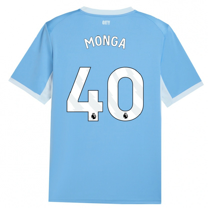 Danxen Dětské Jeremy Monga #40 Světle Nebesky Modrá Bílá Domů Hráčské Dresy 2026/27 Dres