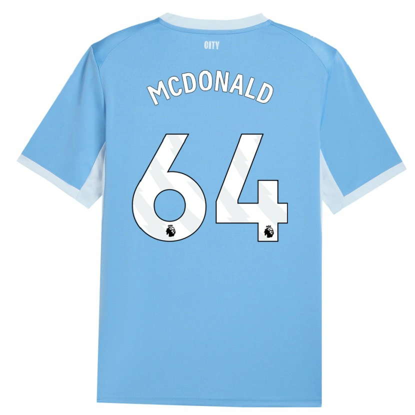 Danxen Dětské Rowan Mcdonald #64 Světle Nebesky Modrá Bílá Domů Hráčské Dresy 2026/27 Dres