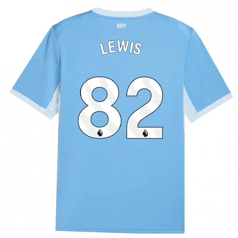 Danxen Dětské Rico Lewis #82 Světle Nebesky Modrá Bílá Domů Hráčské Dresy 2026/27 Dres