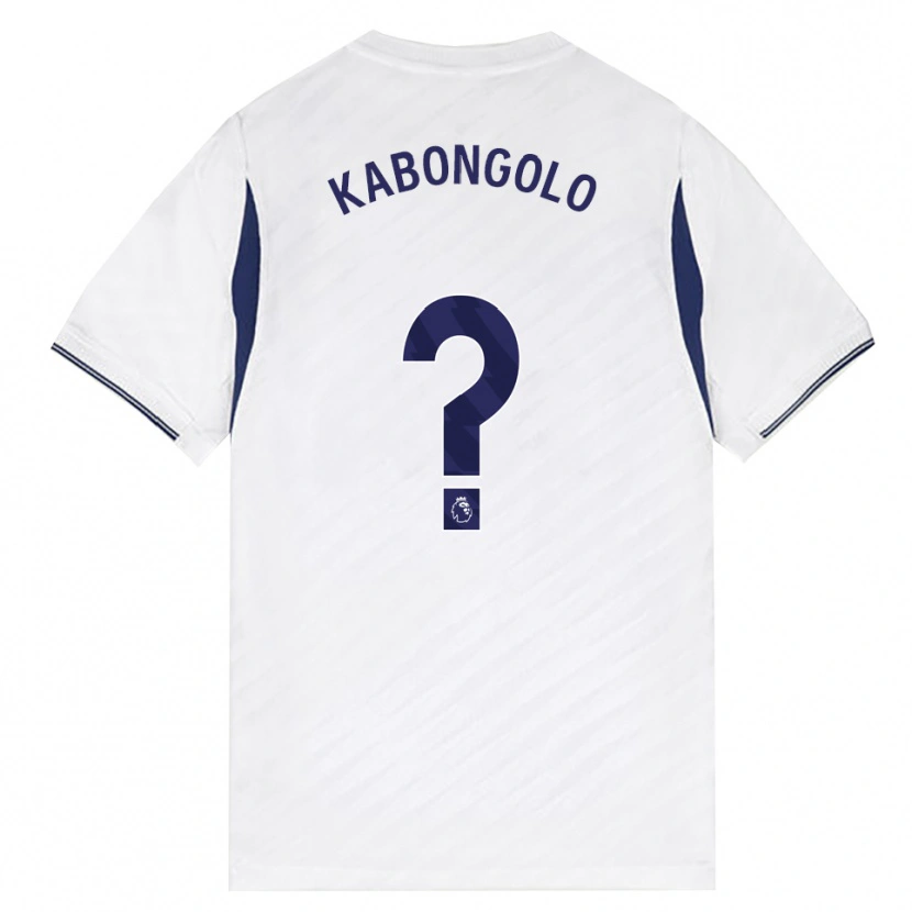 Danxen Dětské Melvyn Kabongolo #0 Bílá Červená Fialová Domů Hráčské Dresy 2026/27 Dres