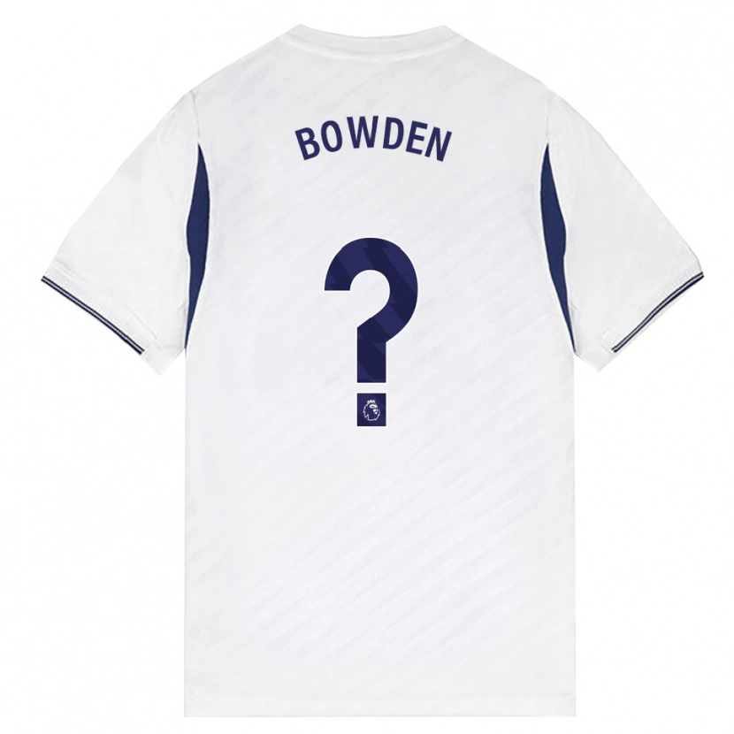 Danxen Dětské Jamie Bowden #0 Bílá Červená Fialová Domů Hráčské Dresy 2026/27 Dres