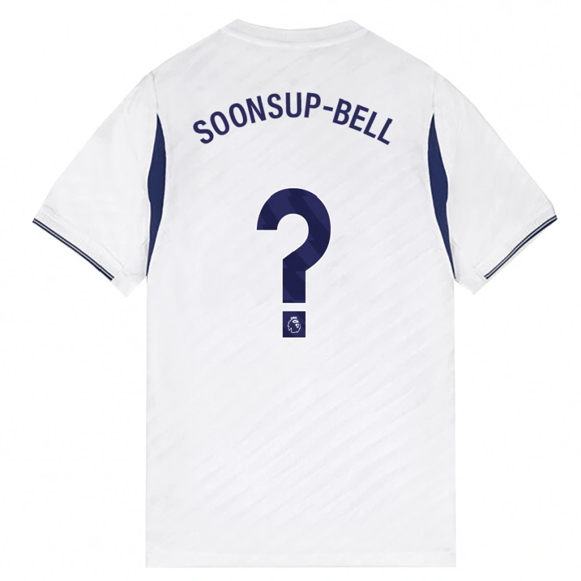 Danxen Dětské Jude Soonsup-Bell #0 Bílá Červená Fialová Domů Hráčské Dresy 2026/27 Dres