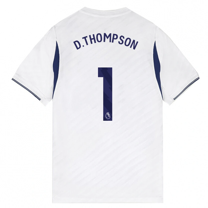 Danxen Dětské Dylan Thompson #1 Bílá Červená Fialová Domů Hráčské Dresy 2026/27 Dres
