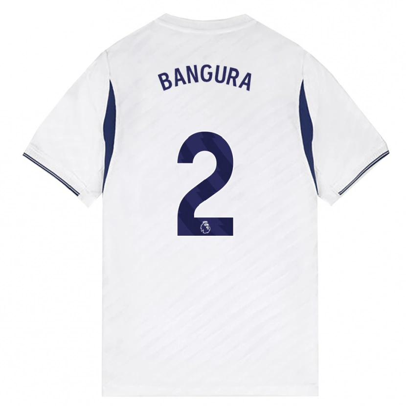 Danxen Dětské Samal Bangura #2 Bílá Červená Fialová Domů Hráčské Dresy 2026/27 Dres
