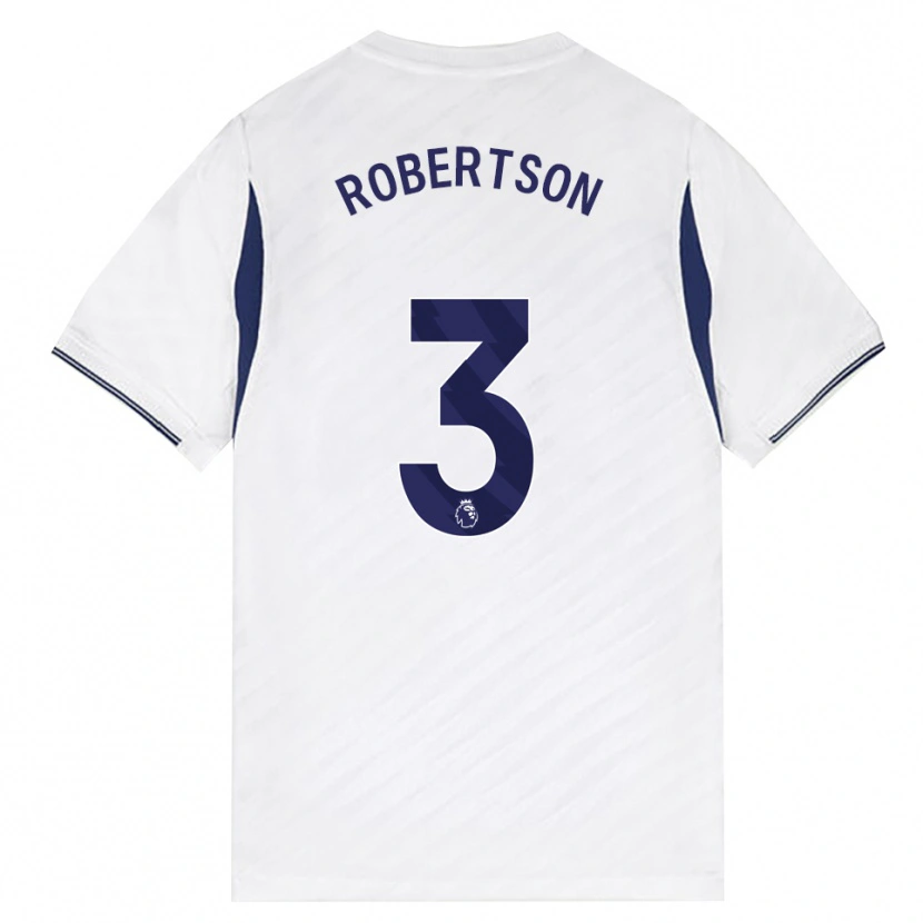 Danxen Dětské Andrew Robertson #3 Bílá Červená Fialová Domů Hráčské Dresy 2026/27 Dres