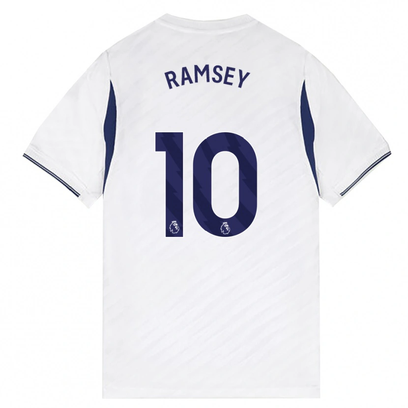 Danxen Dětské Cole Ramsey #10 Bílá Červená Fialová Domů Hráčské Dresy 2026/27 Dres