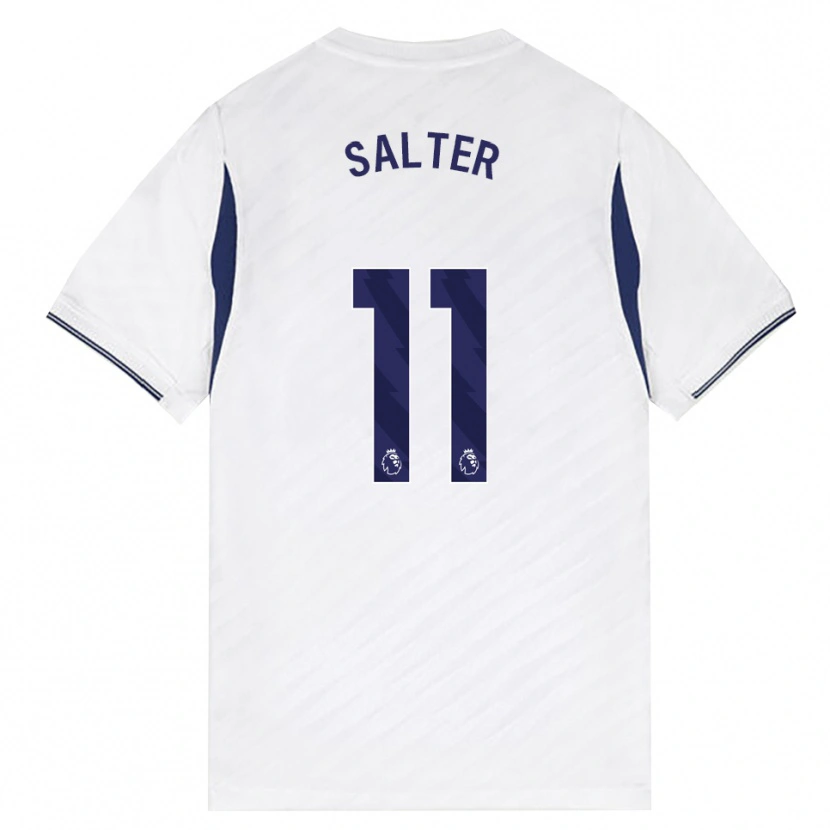 Danxen Dětské Oliver Salter #11 Bílá Červená Fialová Domů Hráčské Dresy 2026/27 Dres
