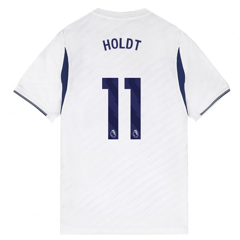 Danxen Dětské Olivia Holdt #11 Bílá Červená Fialová Domů Hráčské Dresy 2026/27 Dres