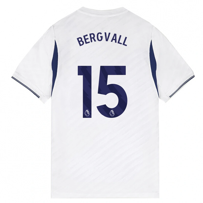 Danxen Dětské Lucas Bergvall #15 Bílá Červená Fialová Domů Hráčské Dresy 2026/27 Dres