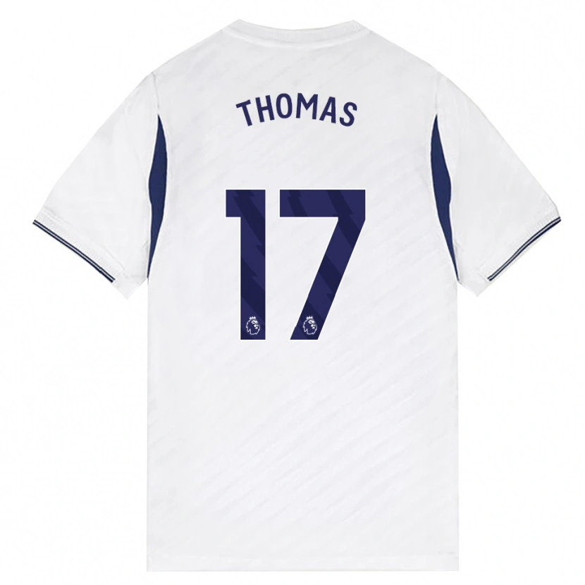 Danxen Dětské Martha Thomas #17 Bílá Červená Fialová Domů Hráčské Dresy 2026/27 Dres