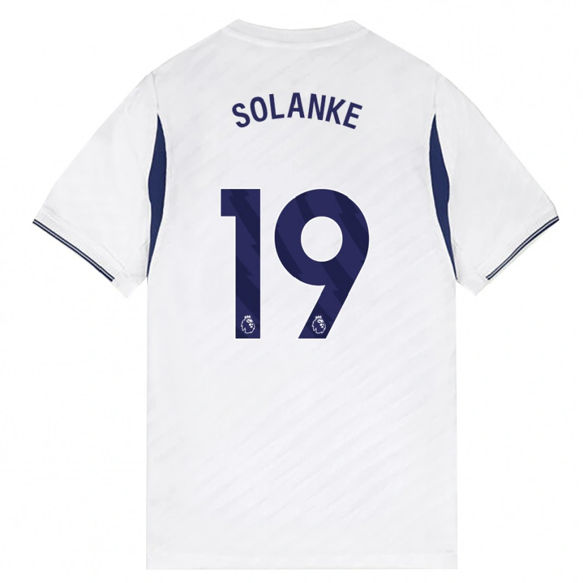 Danxen Dětské Dominic Solanke #19 Bílá Červená Fialová Domů Hráčské Dresy 2026/27 Dres