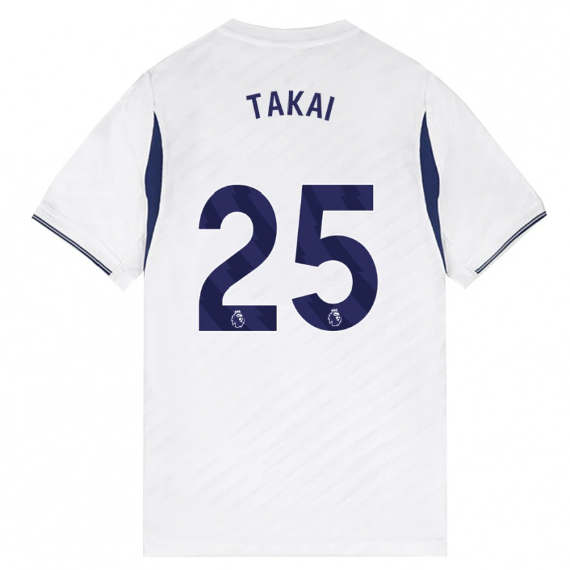 Danxen Dětské Kota Takai #25 Bílá Červená Fialová Domů Hráčské Dresy 2026/27 Dres